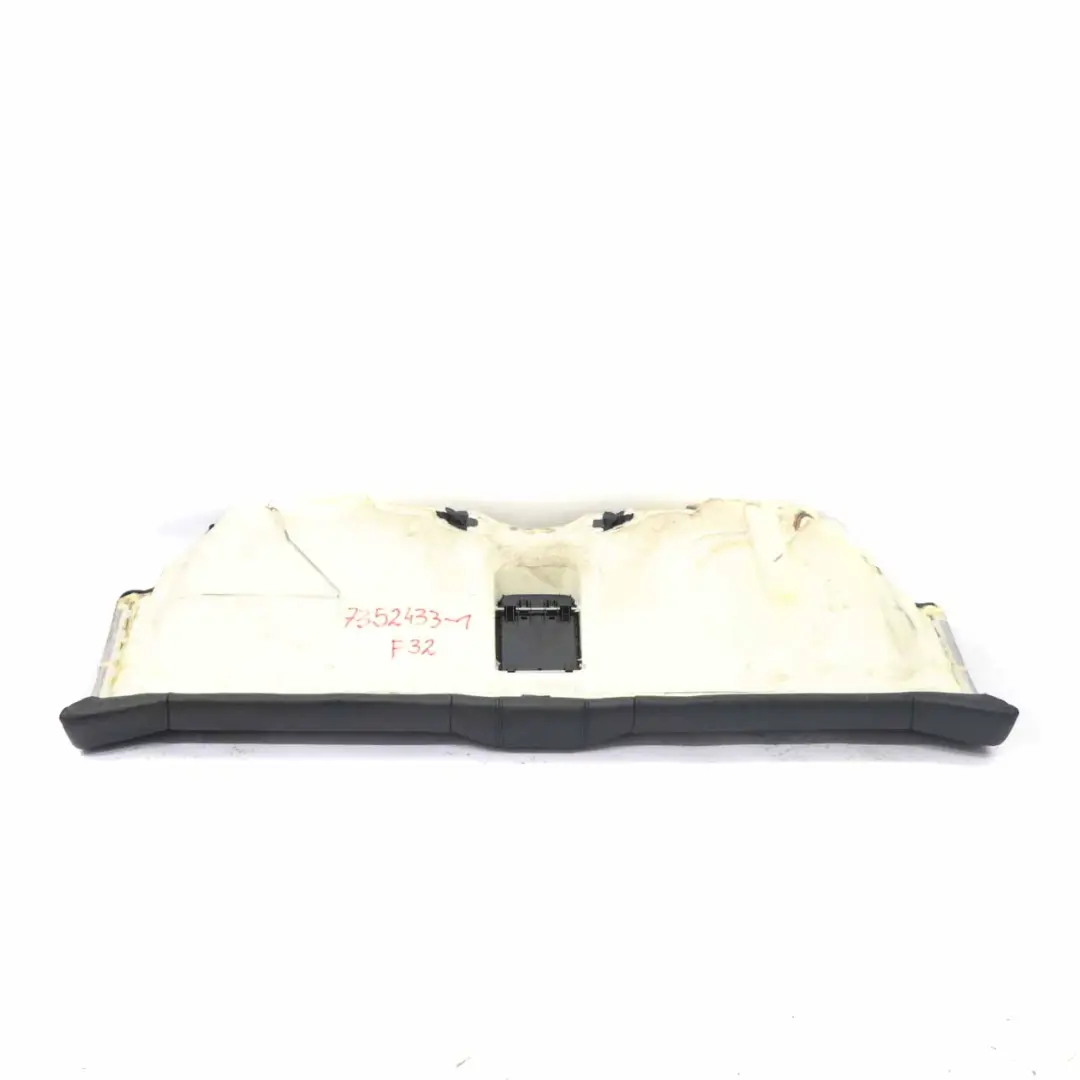 BMW F32 Asiento Banco Trasero Sofá Revestimiento Cuero Negro Dakota - SKU 7352433-1 - Número de pieza 7352433