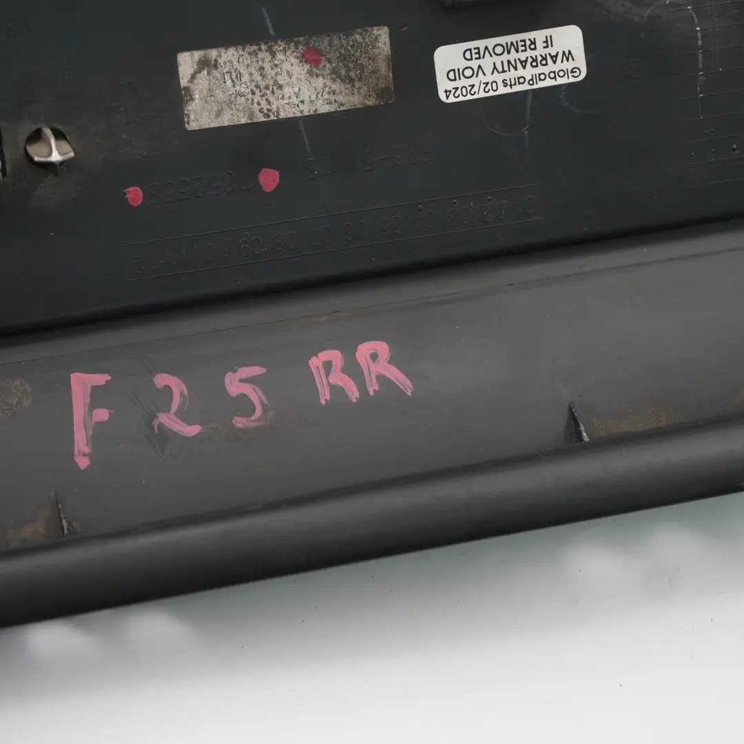 Zierleiste Tür hinten rechts X Line Abdeckung der Rocker für BMW X3 F25 mit Teilenummer 7352558 BMW X3 F25 Zierleiste Tür hinten rechts X Line Abdeckung der Rocker - SKU 7352558 - Teilenummer 7352558