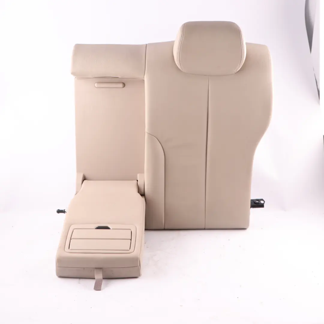 Backrest Bench Back Cover Left N/S Leather Dakota Oyster to BMW F32 Rear Seat with Part number 7352631 BMW F32 Rear Seat Backrest Bench Back Cover Left N/S Leather Dakota Oyster - SKU 7352621 - Part number 7352631