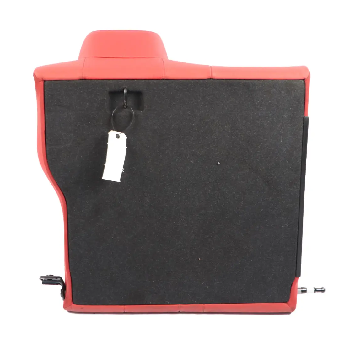 Backrest Left N/S Bench Back Cover Leather Dakota Coral Red to BMW F32 Rear Seat with Part number 7352631 BMW F32 Rear Seat Backrest Left N/S Bench Back Cover Leather Dakota Coral Red - SKU 7352631 - Part number 7352631