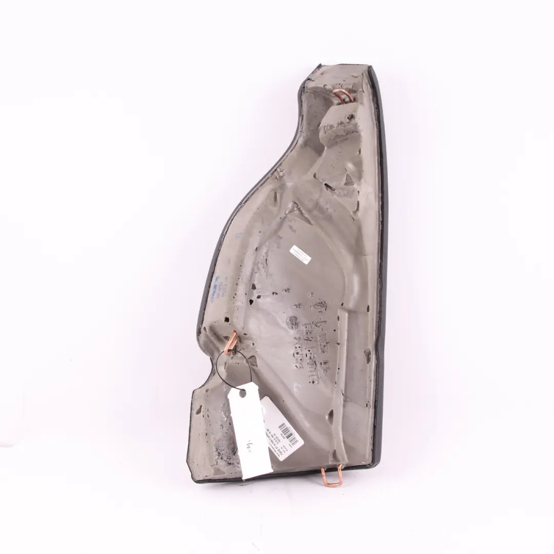 BMW F32 Rear Seat Finisher Right O/S Bench Side Lateral Cover Black Leather - SKU 7352728 - Part number 7352728