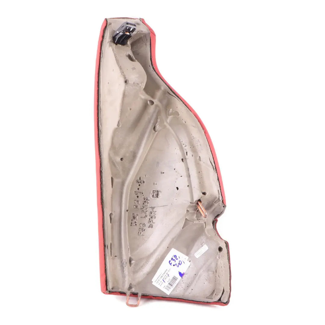 Finisher Left N/S Bench Side Lateral Cover Red Leather BMW F32 Rear Seat - SKU 7352733 - Part number 7352733
