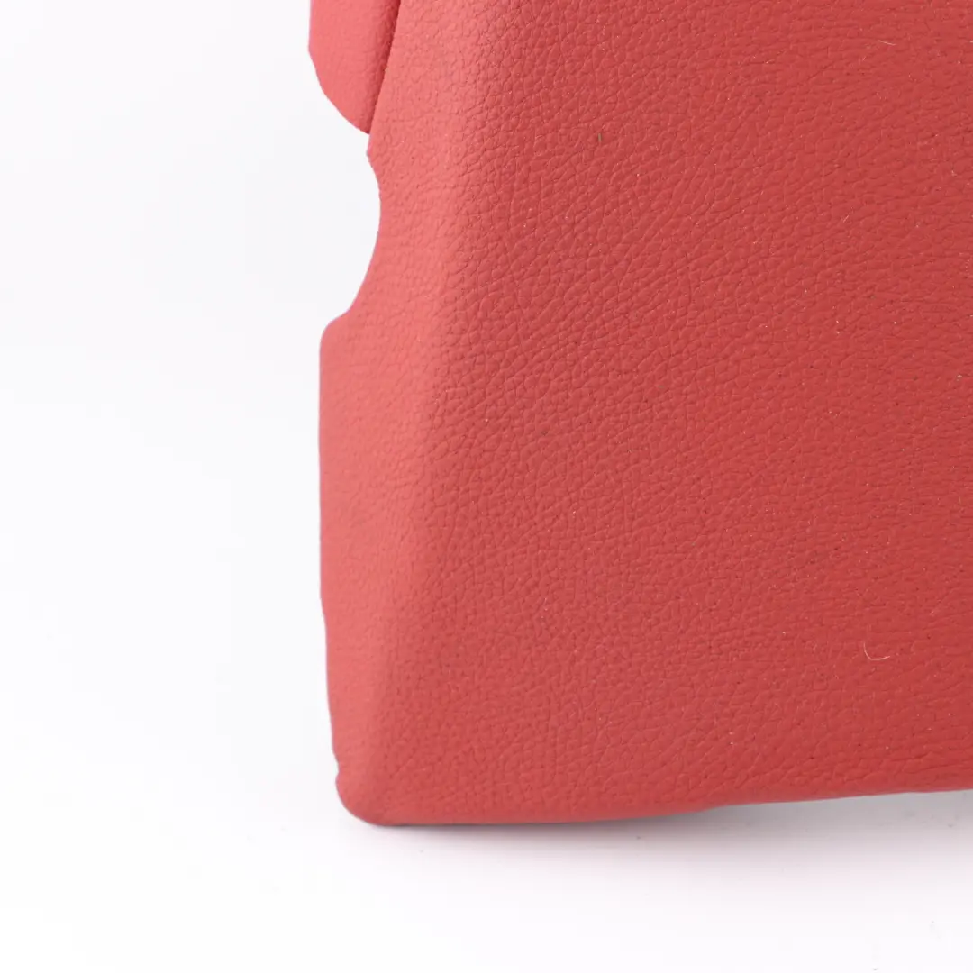 Finisher Left N/S Bench Side Lateral Cover Red Leather to BMW F32 Rear Seat with Part number 7352733 BMW F32 Rear Seat Finisher Left N/S Bench Side Lateral Cover Red Leather - SKU 7352733 - Part number 7352733