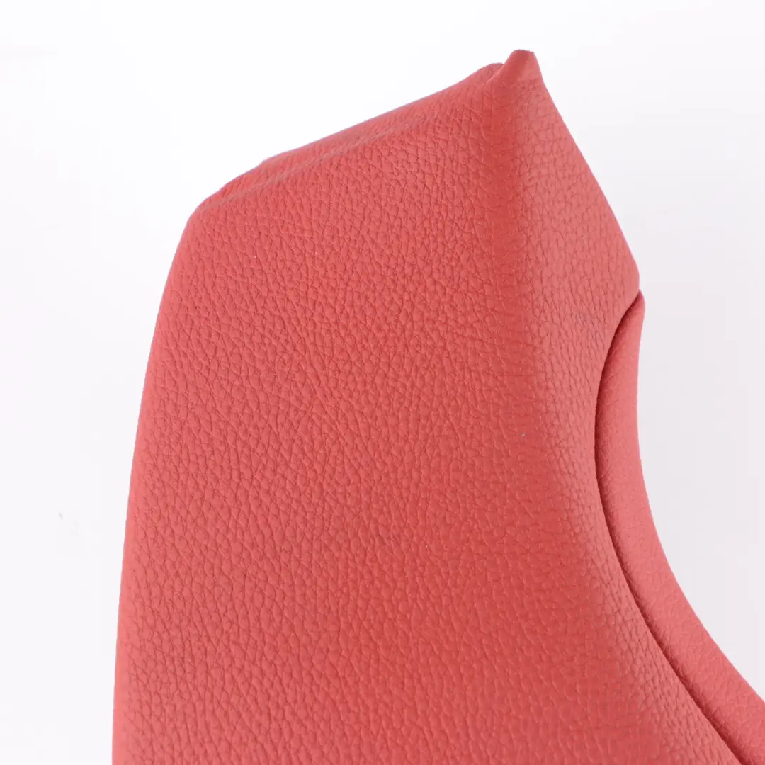 Finisher Right O/S Bench Side Lateral Cover Red Leather to BMW F32 Rear Seat with Part number 7352734 BMW F32 Rear Seat Finisher Right O/S Bench Side Lateral Cover Red Leather - SKU 7352734 - Part number 7352734