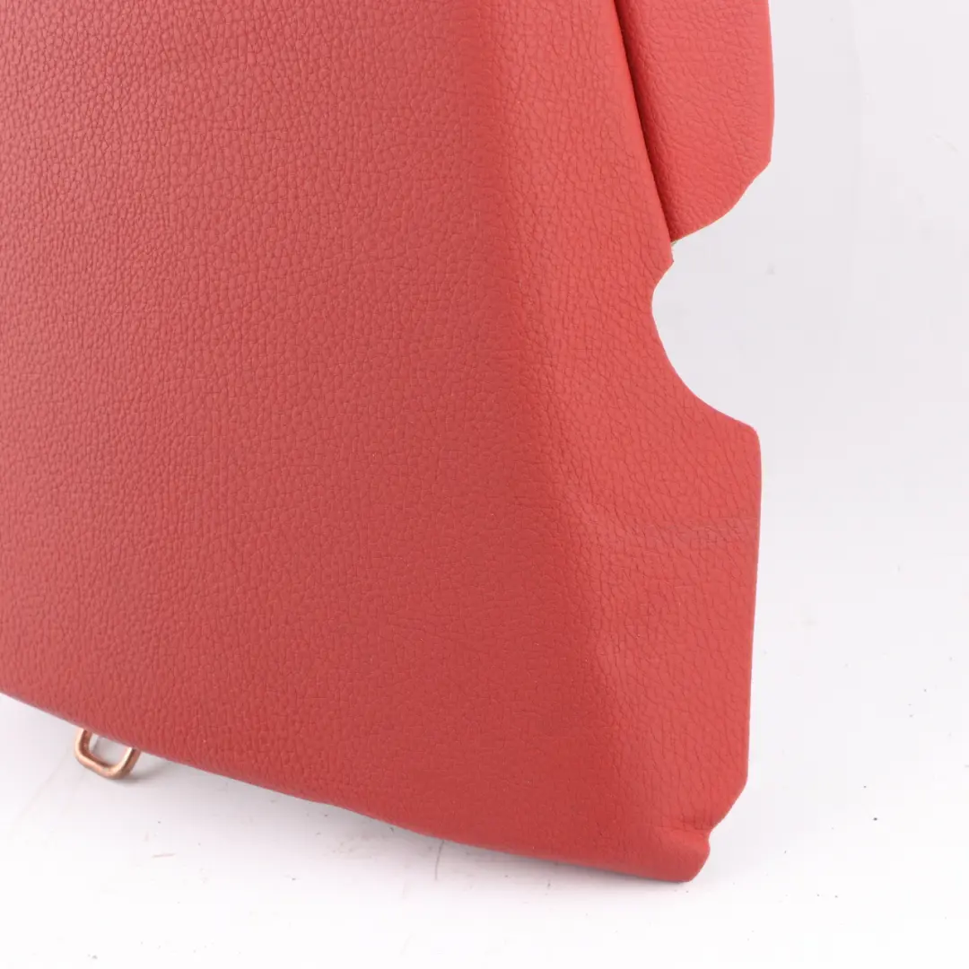 BMW F32 Rear Seat Finisher Right O/S Bench Side Lateral Cover Red Leather - SKU 7352734 - Part number 7352734