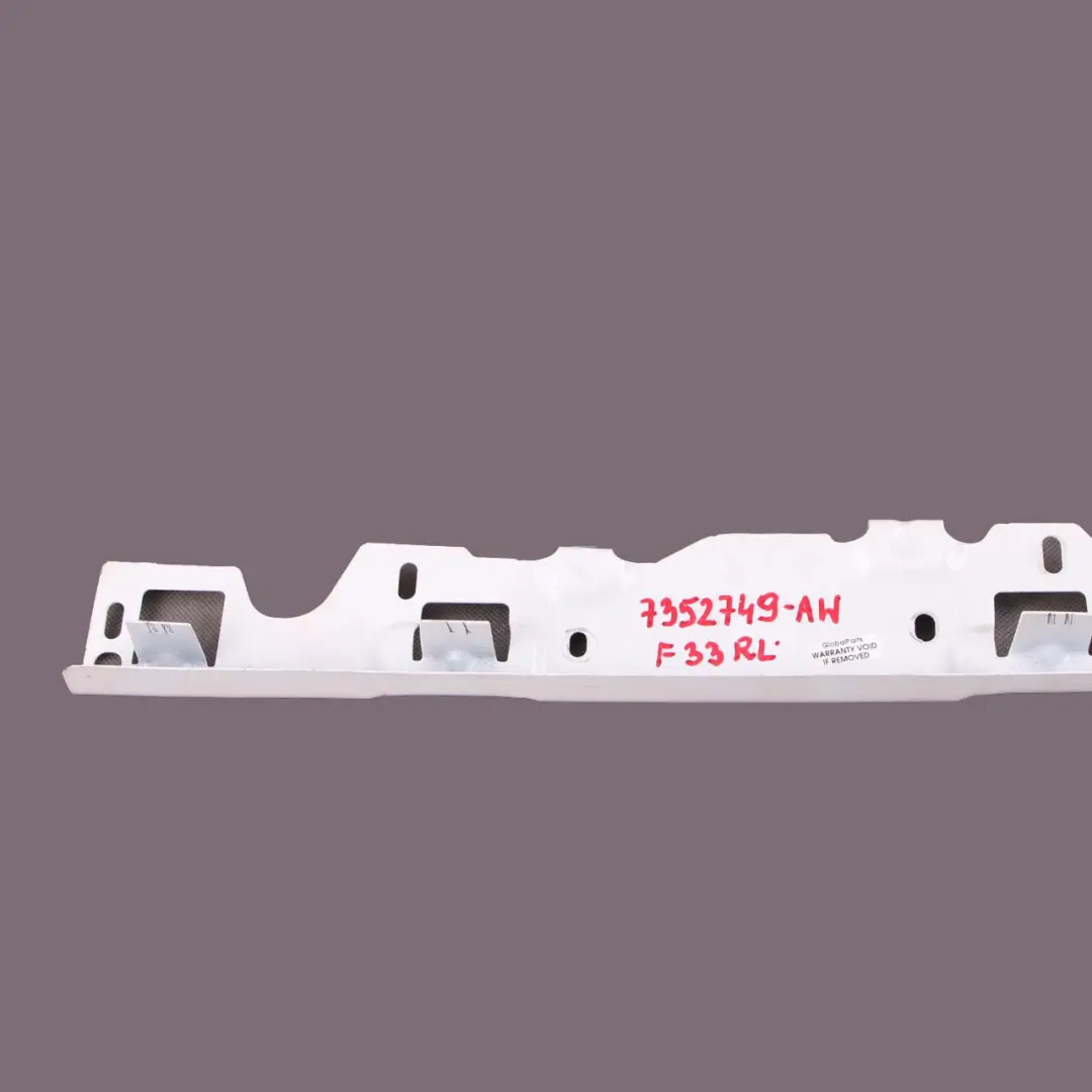BMW F33 F83 Cabrio Fensterheber Motor Hinten Links Abdeckung Alpinweiss 3 - SKU 7352749-AW - Teilenummer 7352749