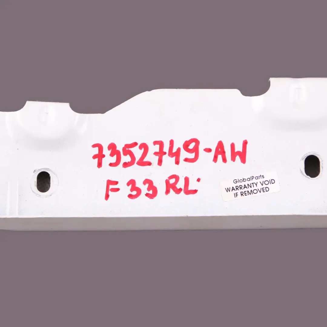 Window Lifter Motor Rear Left Cover Plate Alpinweiss 3 to BMW F33 F83 Convertible with Part number 7352749 BMW F33 F83 Convertible Window Lifter Motor Rear Left Cover Plate Alpinweiss 3 - SKU 7352749-AW - Part number 7352749