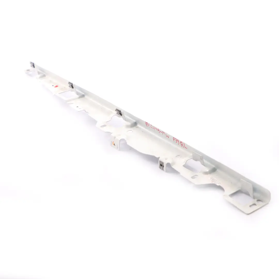 BMW F33 F83 Cabrio Fensterheber hinten links Abdeck platte Mineral weiß A96 - SKU 7352749-MW - Teilenummer 7352749