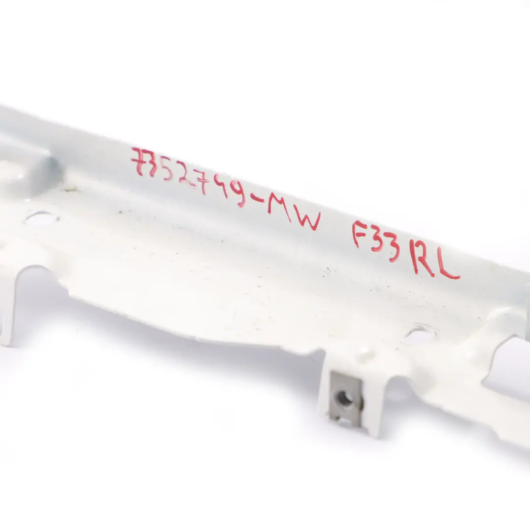 Window Lifter Rear Left N/S Cover Plate Mineral White A96 to BMW F33 F83 Cabrio with Part number 7352749 BMW F33 F83 Cabrio Window Lifter Rear Left N/S Cover Plate Mineral White A96 - SKU 7352749-MW - Part number 7352749