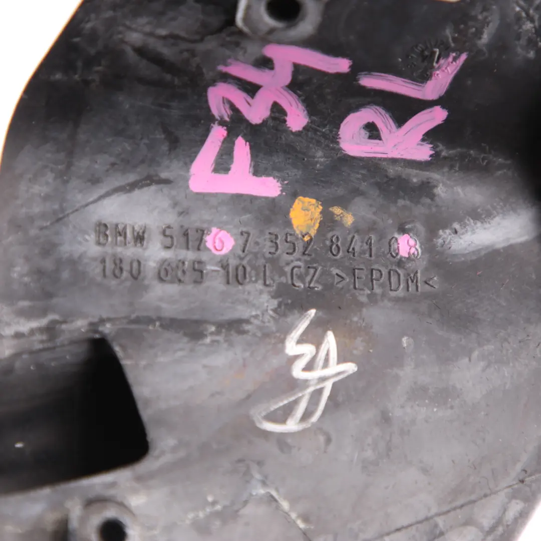 Burlete Puerta Trasera Izquierda Ventana Acabado Tira Sello para BMW F34 GT con número de pieza 7352841 BMW F34 GT Burlete Puerta Trasera Izquierda Ventana Acabado Tira Sello - SKU 7352841 - Número de pieza 7352841