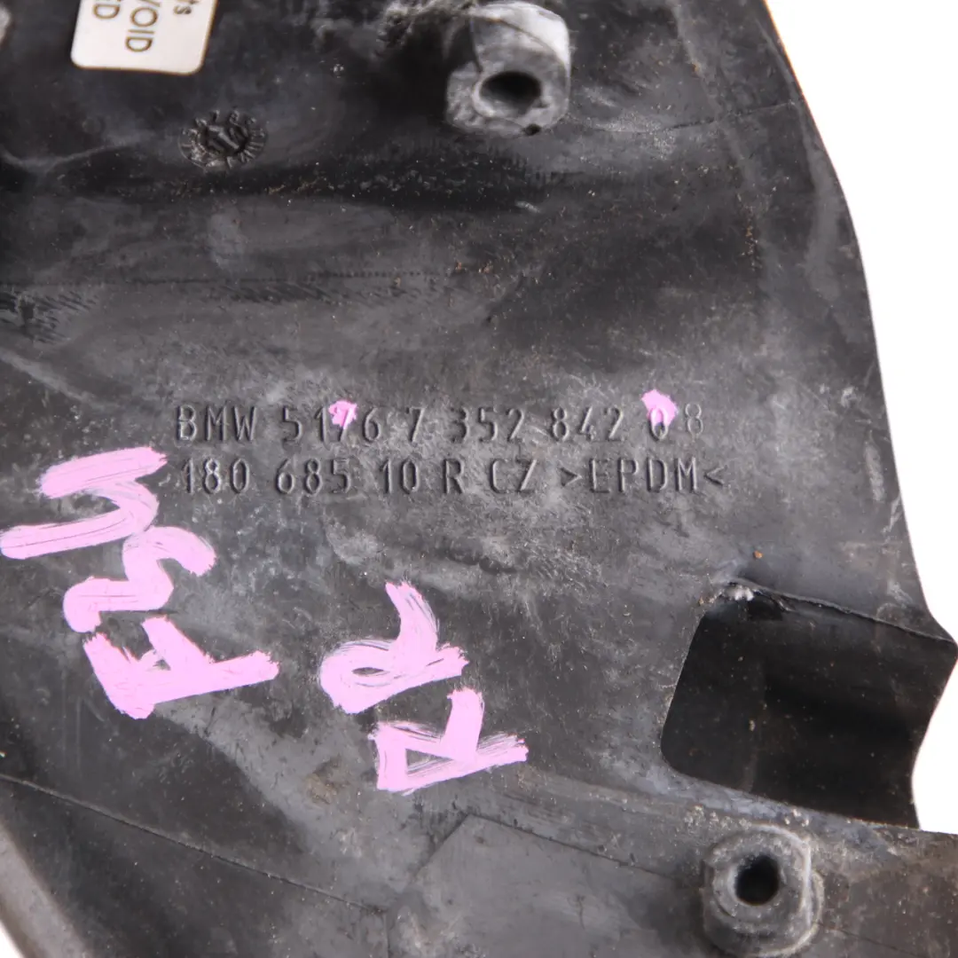 BMW F34 GT Bavette Porte Arrière Droite Bande de finition de fenêtre Mer - SKU 7352842 - Numéro de pièce 7352842