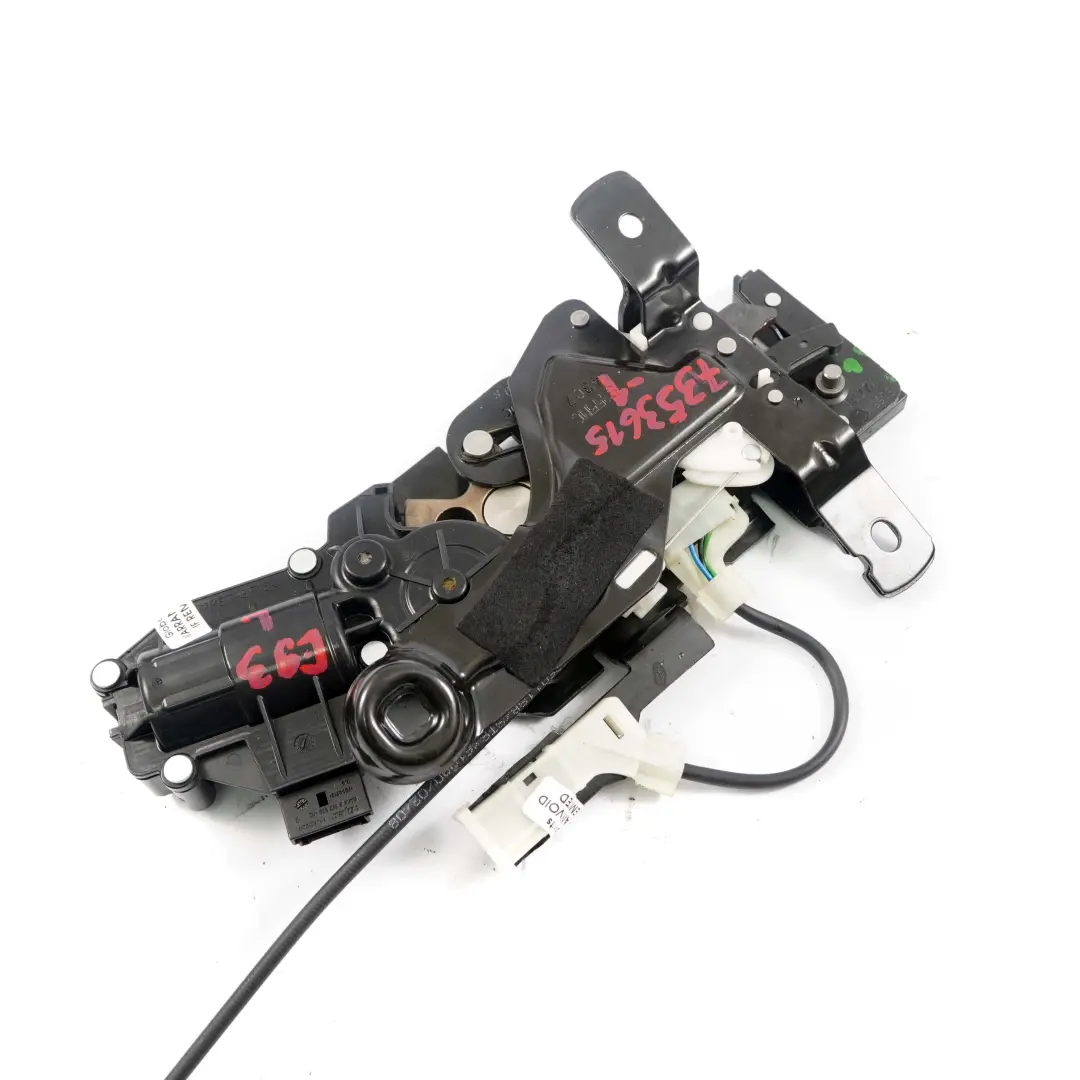 BMW E93 F33 Cabrio Boot Trunk Lid Tailgate Lock Mechanism Actuator Motor - SKU 7353615-1 - Part number 7353615
