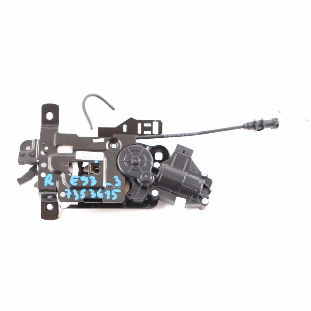Boot Trunk Tailgate Lock Mechanism Actuator Motor to BMW E93 Convertible with Part number 7353615 BMW E93 Convertible Boot Trunk Tailgate Lock Mechanism Actuator Motor - SKU 7353615-3 - Part number 7353615