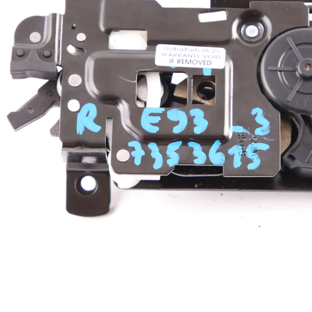 Boot Trunk Tailgate Lock Mechanism Actuator Motor to BMW E93 Convertible with Part number 7353615 BMW E93 Convertible Boot Trunk Tailgate Lock Mechanism Actuator Motor - SKU 7353615-3 - Part number 7353615