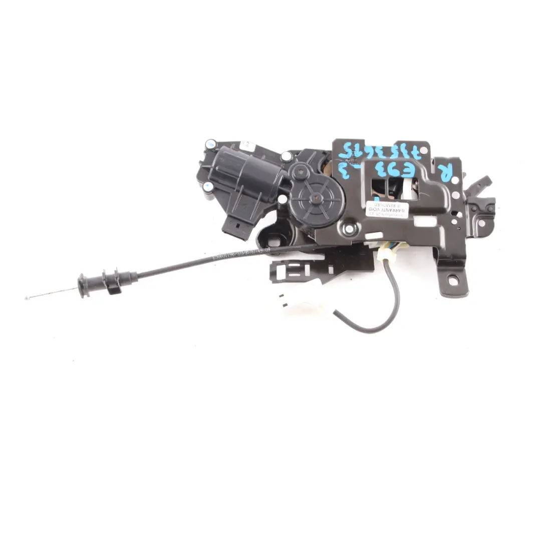 BMW E93 F33 Cabrio Heckklappe Schloss Stellmotor Stellantrieb - SKU 7353615-3 - Teilenummer 7353615