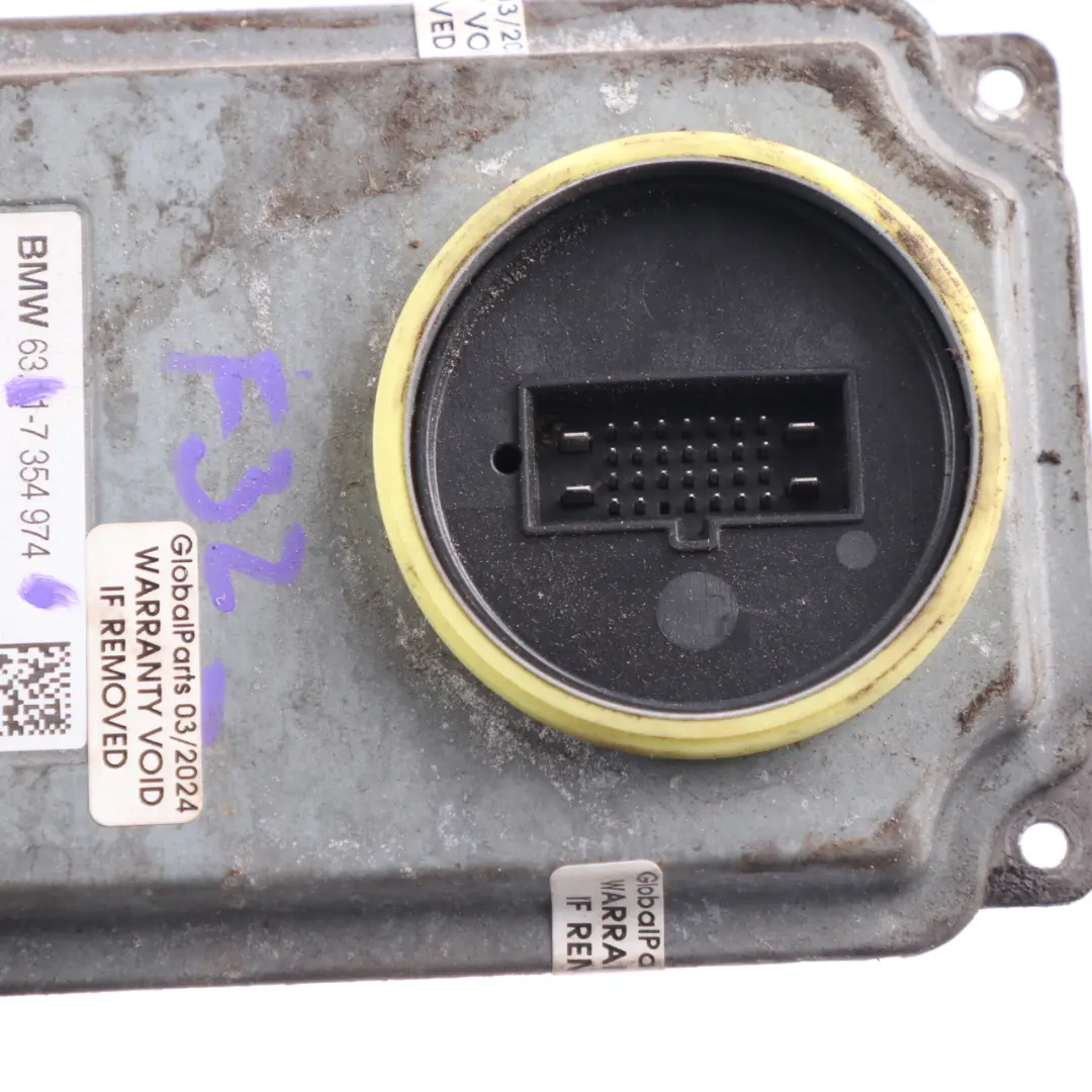 Module Phares BMW F32 F33 F10 F11 LCI LED Ballast Control Unit pour à propos du numéro de pièce 7354974 Module Phares BMW F32 F33 F10 F11 LCI LED Ballast Control Unit - SKU 7354974 - Numéro de pièce 7354974