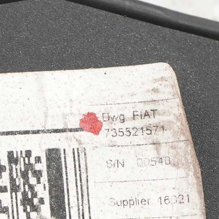  Ceinture sécurité Fiat Ducato Peugeot Boxer sécurité côté passager - SKU 735521571 - Numéro de pièce 735521571