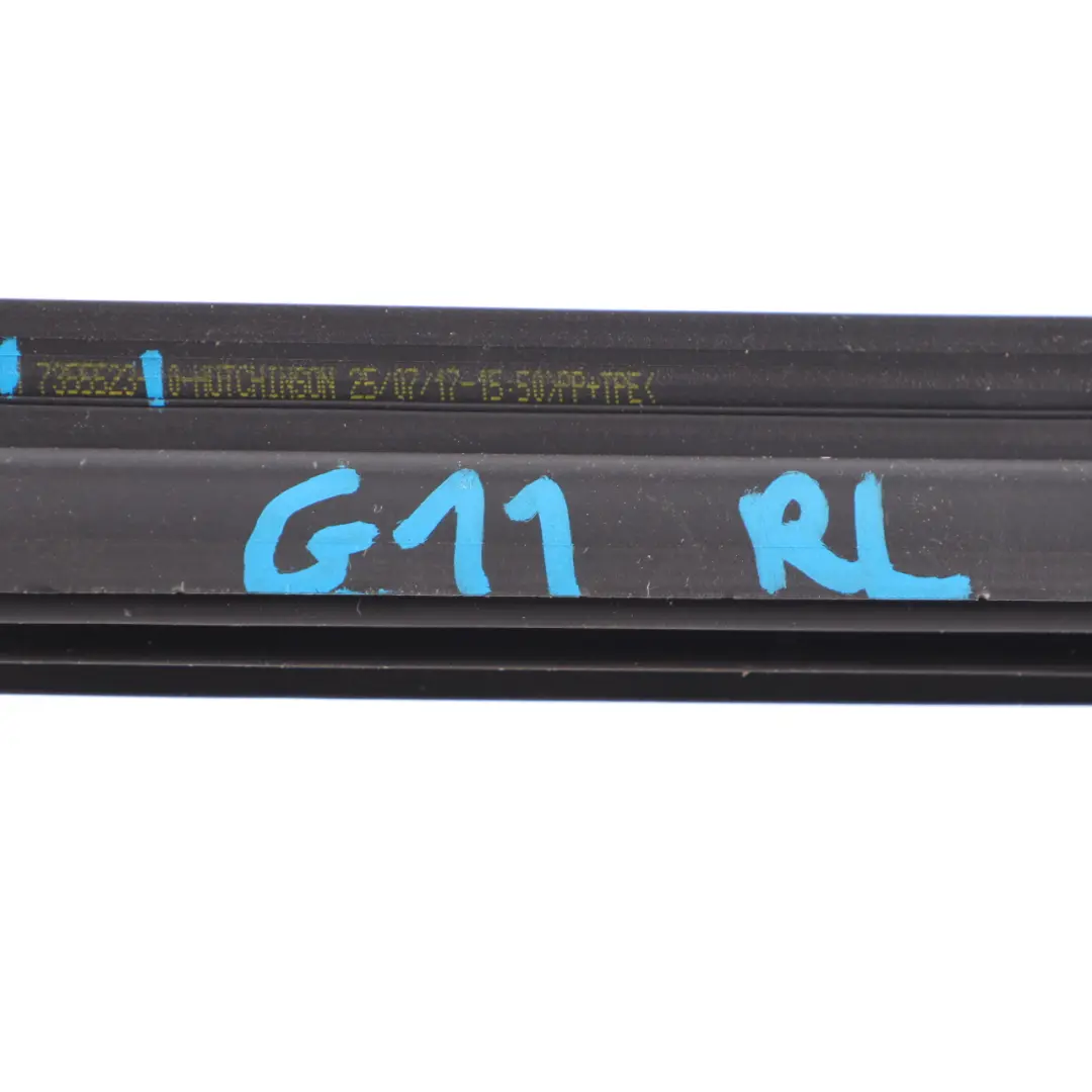 Window Seal Door Rear Left N/S Gasket Strip Sealing Channel to BMW G11 with Part number 7355523 BMW G11 Window Seal Door Rear Left N/S Gasket Strip Sealing Channel - SKU 7355523 - Part number 7355523