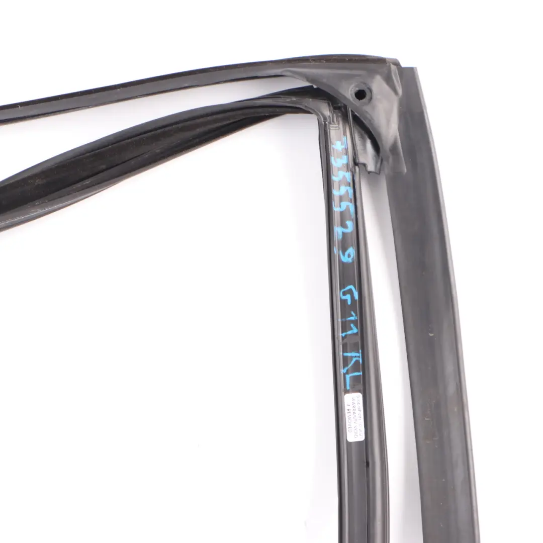 BMW G11 Door Seal Gasket Window Guide Rear Left N/S - SKU 7355529 - Part number 7355529
