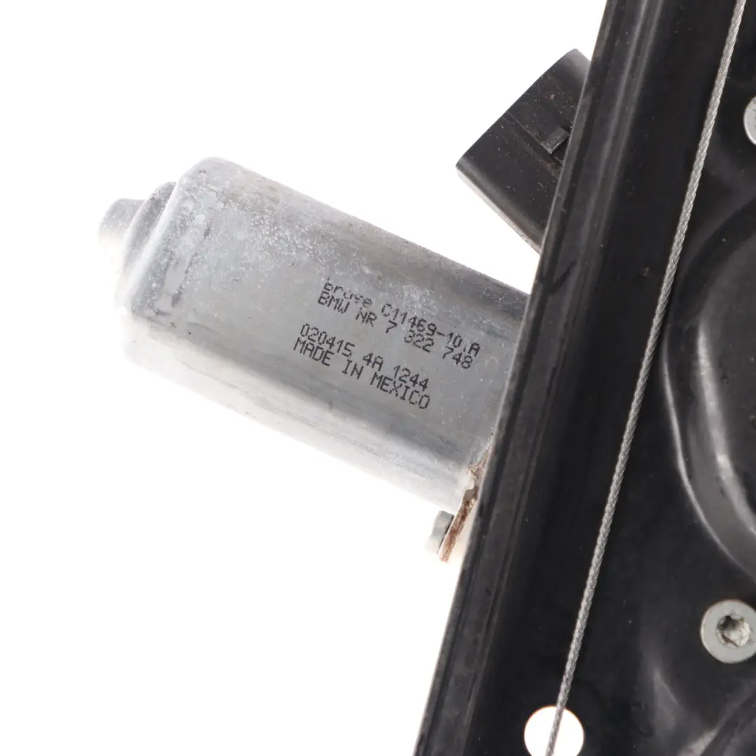 Window Lifter Front Door Right O/S Regulator Mechanism to BMW X3 F25 X4 F26 with Part number 7355636 BMW X3 F25 X4 F26 Window Lifter Front Door Right O/S Regulator Mechanism - SKU 7355636 - Part number 7355636