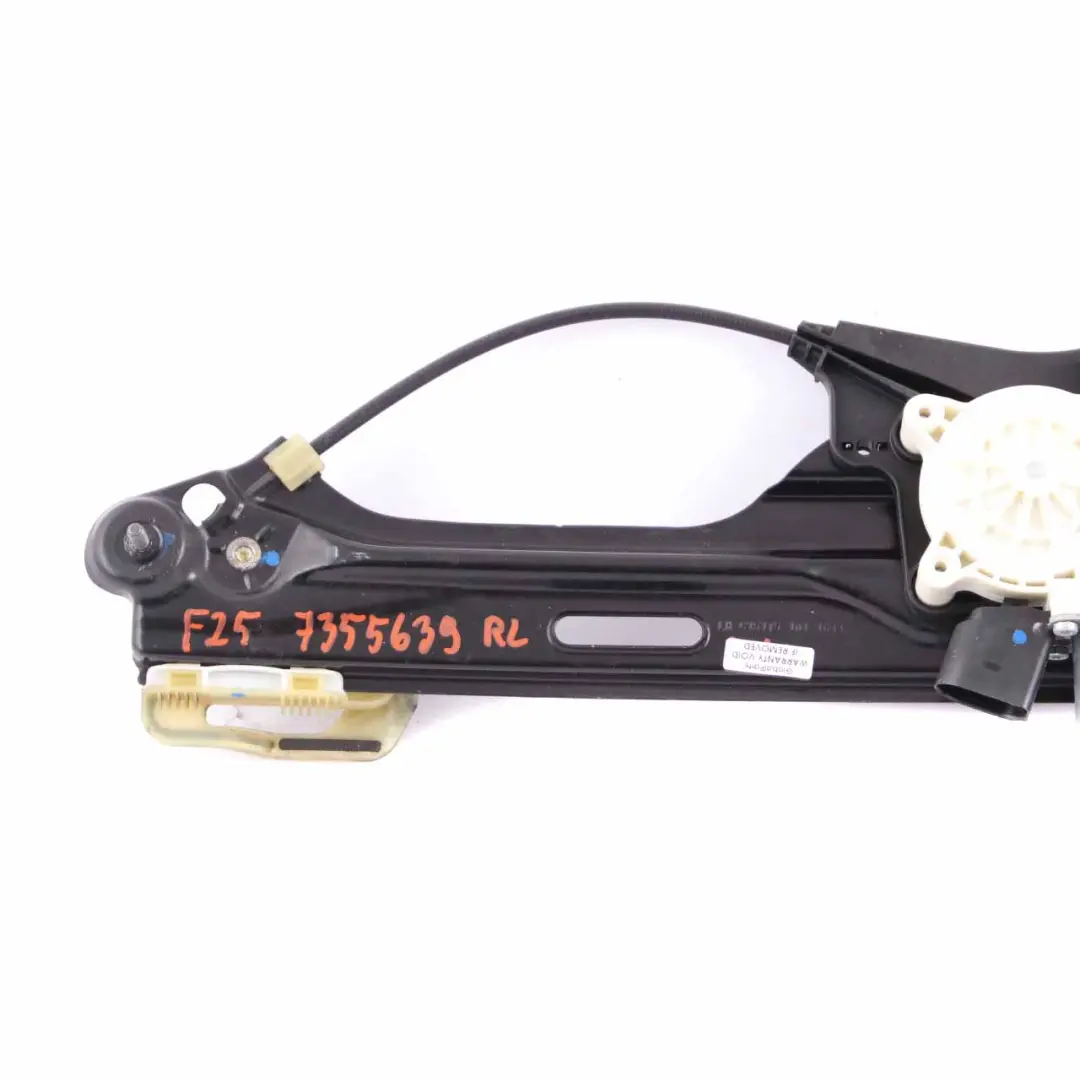 Podnośnik Regulator Szyby Lewy Tył do BMW X3 F25 o numerze 7355639 BMW X3 F25 Podnośnik Regulator Szyby Lewy Tył - SKU 7355639 - Numer Części 7355639