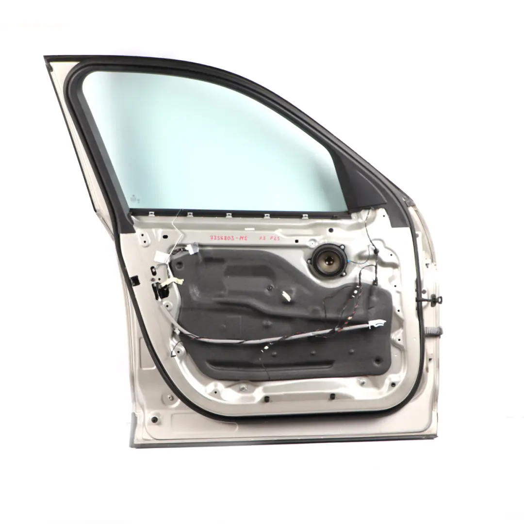 Door Front Left N/S Mineralsilber Silver Metallic - A14 to BMW X3 F25 with Part number 7355803 BMW X3 F25 Door Front Left N/S Mineralsilber Silver Metallic - A14 - SKU 7355803-MS - Part number 7355803