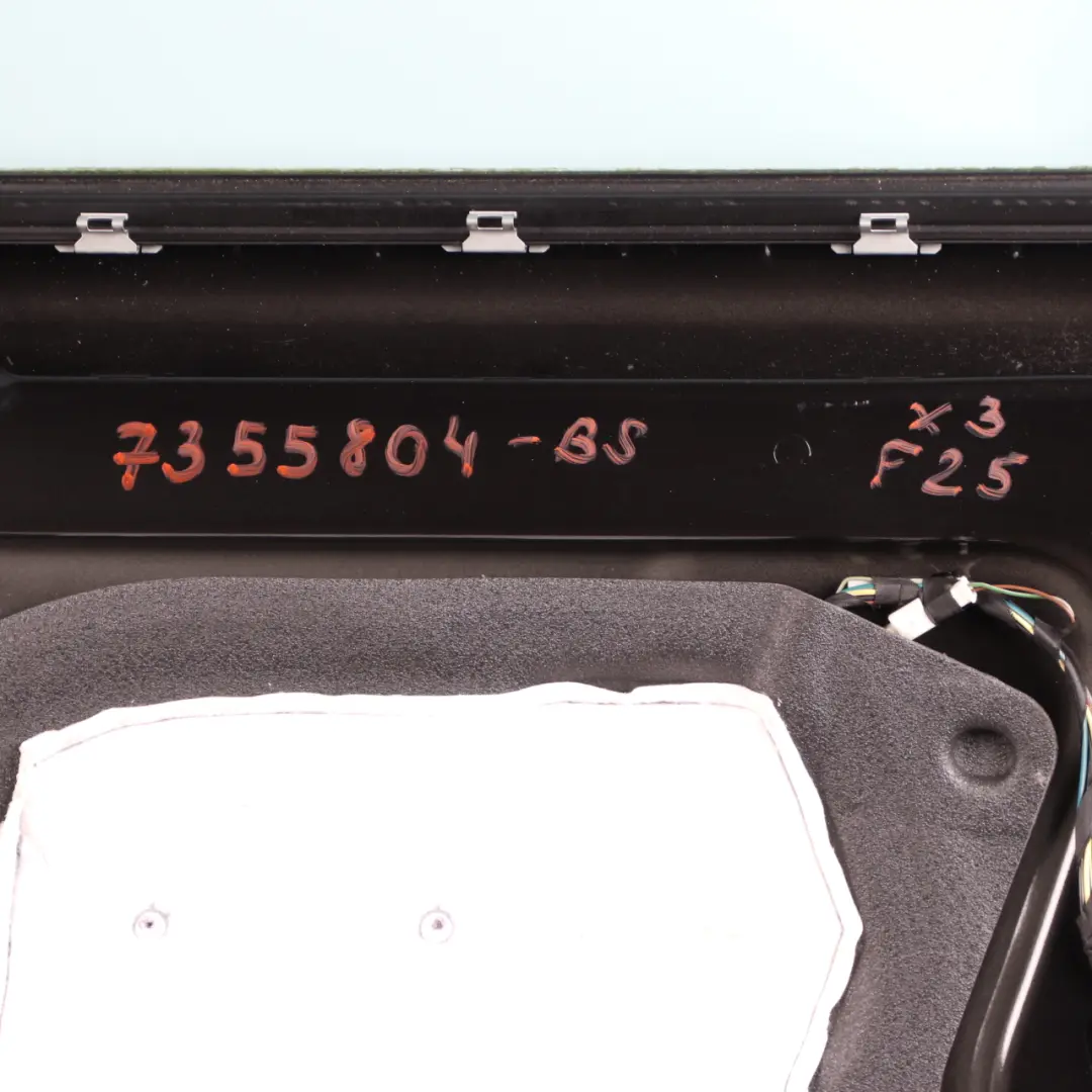 Door Front Right O/S Black Sapphire Metallic - 475 to BMW X3 F25 with Part number 7355804 BMW X3 F25 Door Front Right O/S Black Sapphire Metallic - 475 - SKU 7355804-BS - Part number 7355804