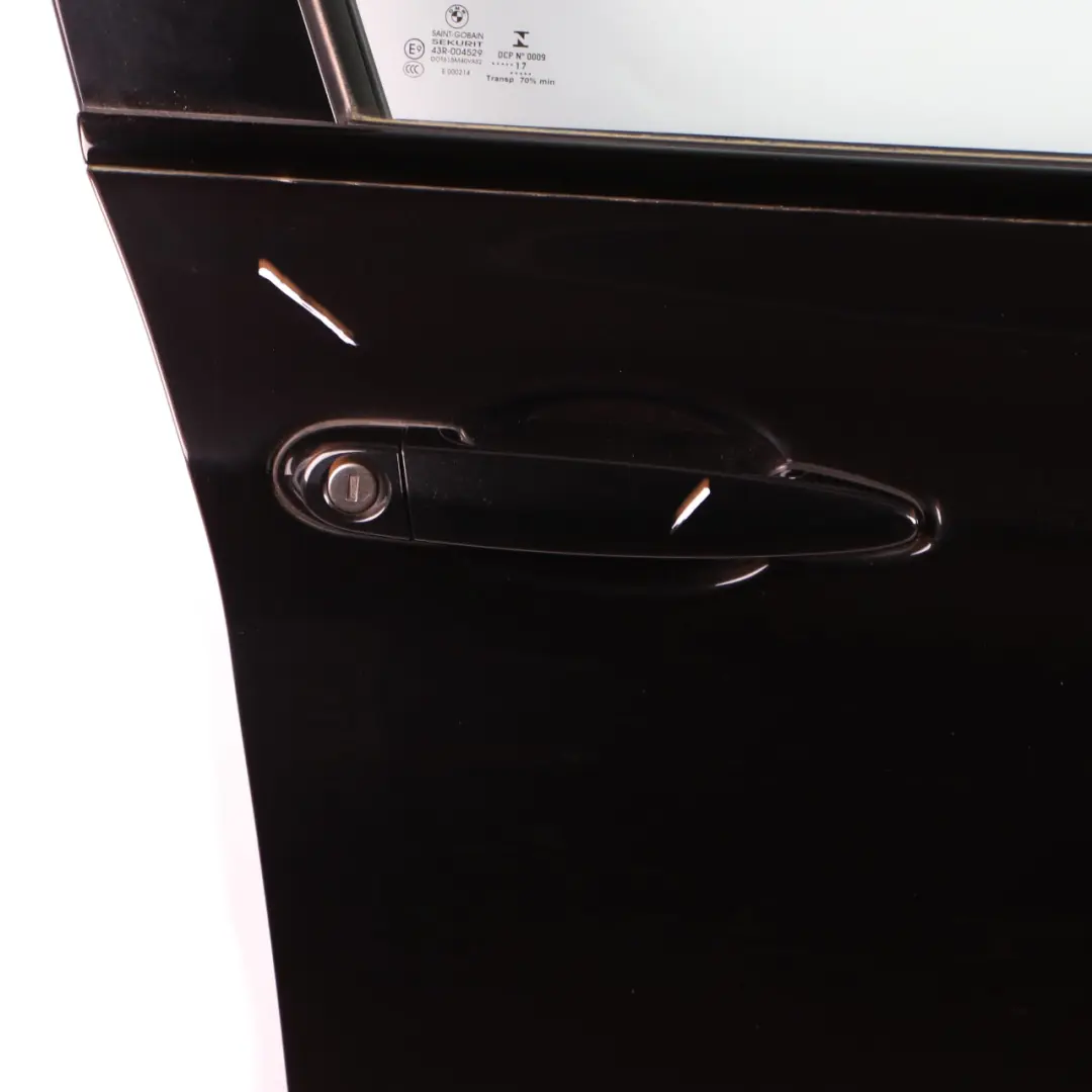 Door Front Right O/S Black Sapphire Metallic - 475 to BMW X3 F25 with Part number 7355804 BMW X3 F25 Door Front Right O/S Black Sapphire Metallic - 475 - SKU 7355804-BS - Part number 7355804