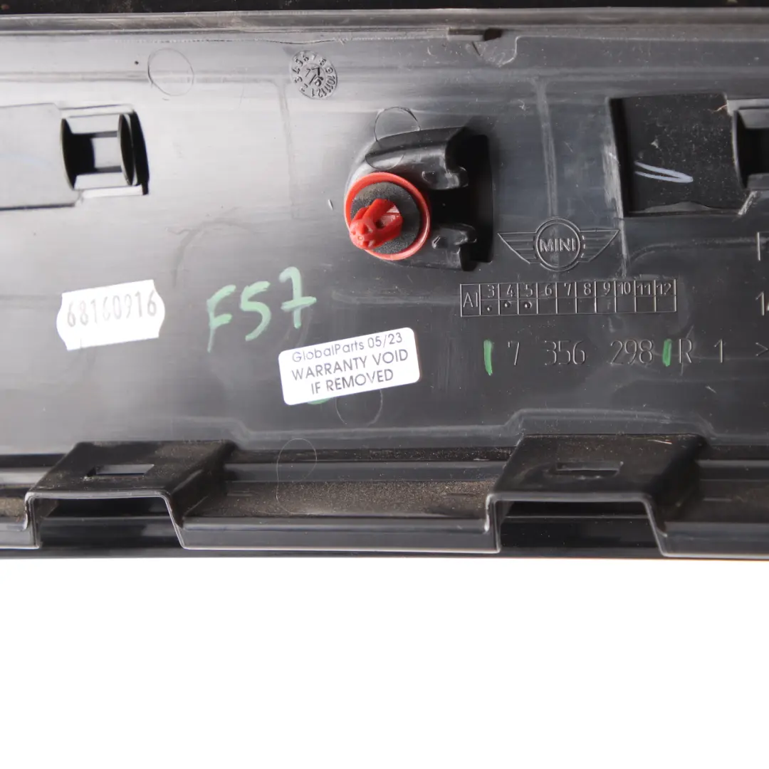  Osłona Słupka A Mini F57 F67 Kabriolet Zewnętrzna Prawa - SKU 7356298 - Numer Części 7356298