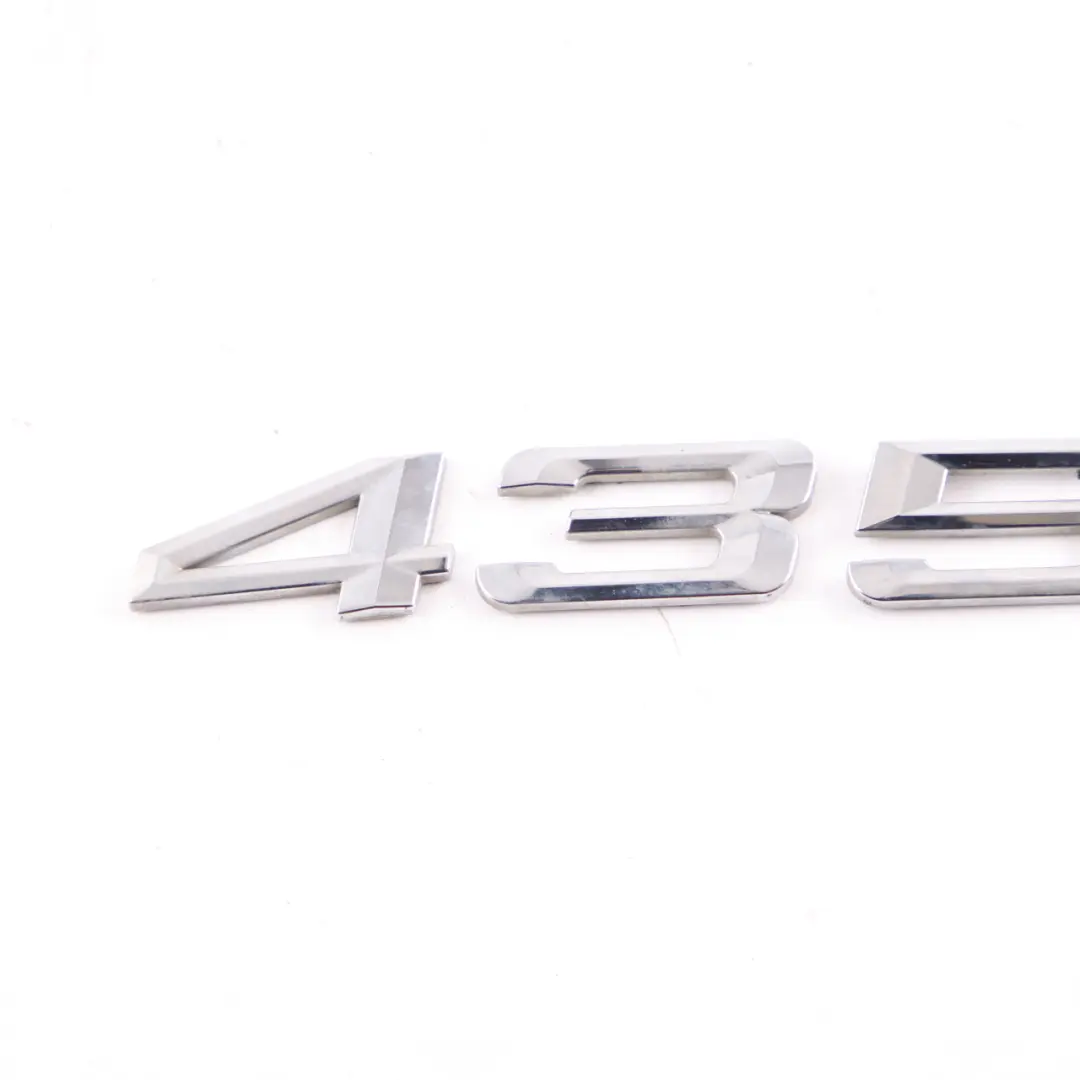 Emblem Schriftzug hinten aufgeklebt Kofferraumklappe Emblem 435d für BMW F32 F36 mit Teilenummer 7356333 BMW F32 F36 Emblem Schriftzug hinten aufgeklebt Kofferraumklappe Emblem 435d - SKU 7356333 - Teilenummer 7356333