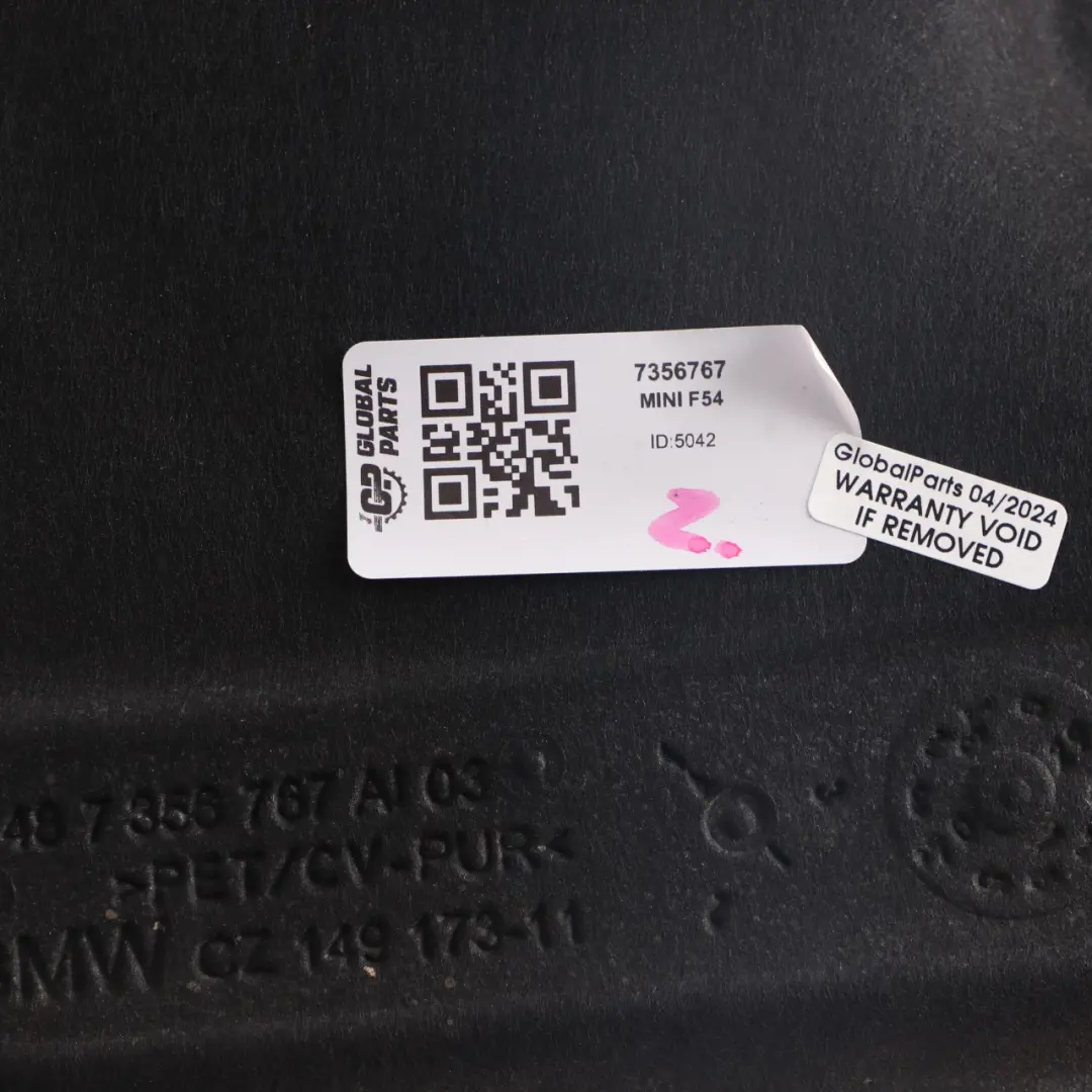 Mini Clubman F54 Engine Hood Bonnet Sound Insulating Cover - SKU 7356767 - Part number 7356767