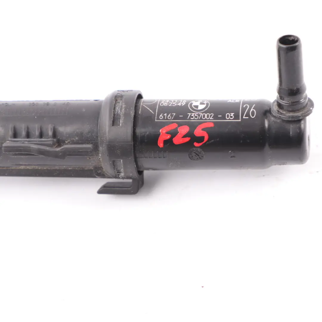 Headlamp Washer Jet Headlight Spray Nozzle Right to BMW X3 F25 X4 F26 with Part number 7357002 BMW X3 F25 X4 F26 Headlamp Washer Jet Headlight Spray Nozzle Right - SKU 7357002 - Part number 7357002