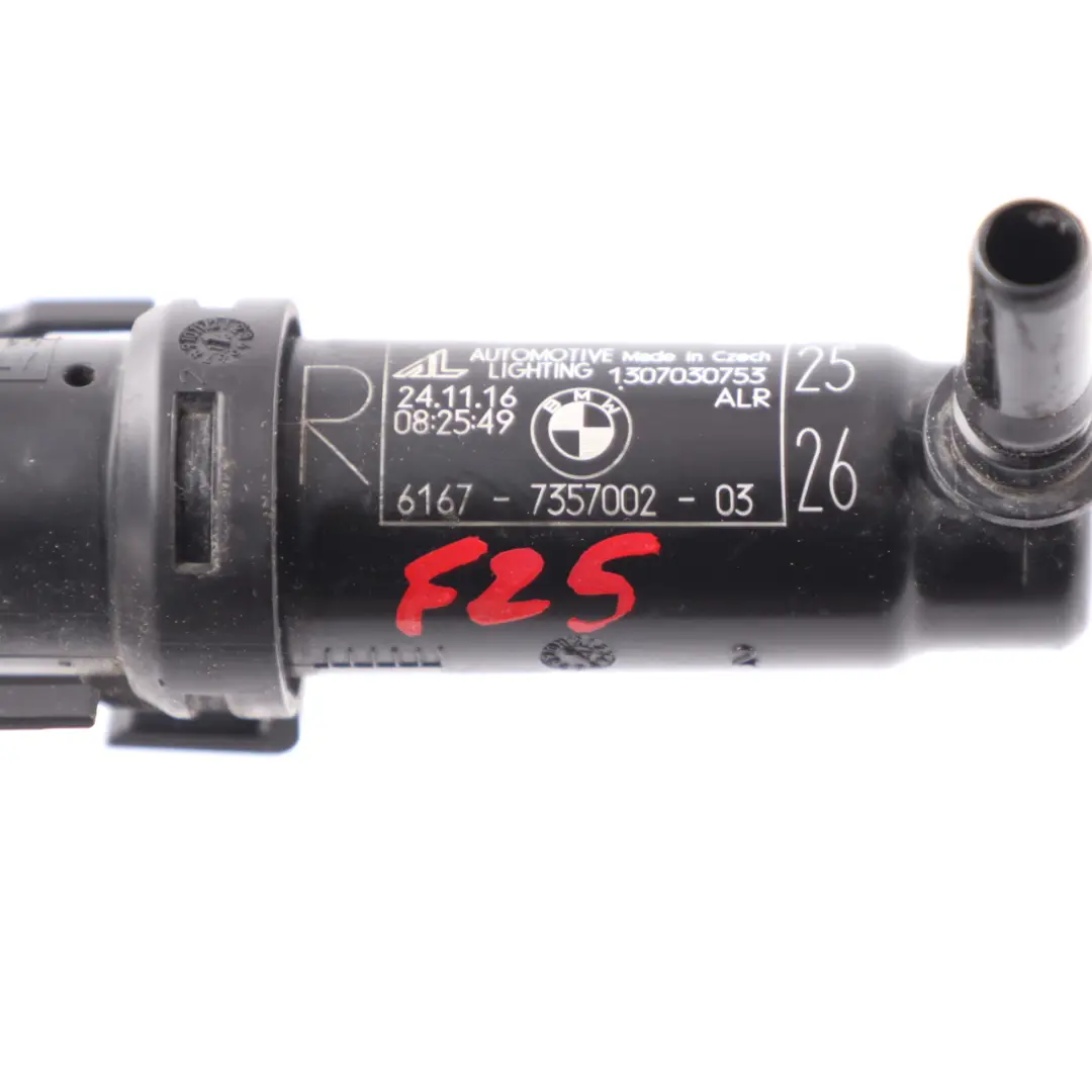 Lavafaros Jet Boquilla derecha para BMW X3 F25 X4 F26 con número de pieza 7357002 BMW X3 F25 X4 F26 Lavafaros Jet Boquilla derecha - SKU 7357002 - Número de pieza 7357002