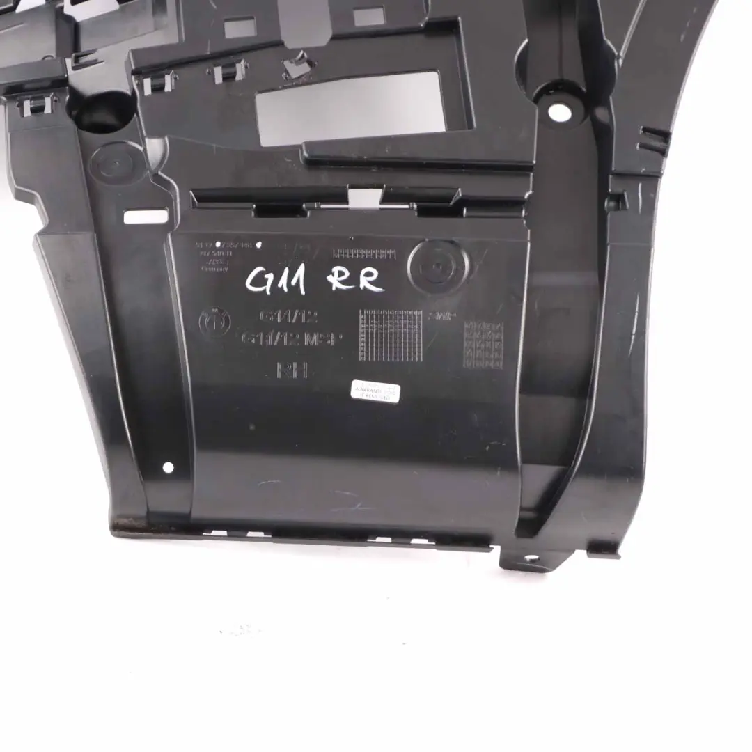 Mount Lateral Rear Right Bumper O/S Bracket Bumper Holder to BMW G11 G12 with Part number 7357148 BMW G11 G12 Mount Lateral Rear Right Bumper O/S Bracket Bumper Holder - SKU 7357148 - Part number 7357148
