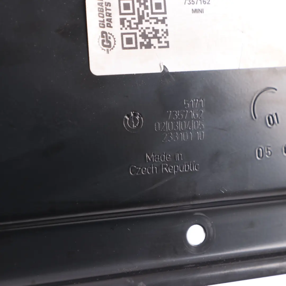 BMW F45 Mini F60 Trunk Floor Lid Metal Cover Rear - SKU 7357162 - Part number 7357162