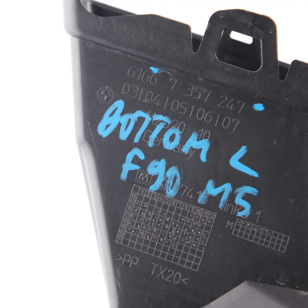 Water Drain Channel Lower Front Left N/S to BMW G30 G31 with Part number 7357247 BMW G30 G31 Water Drain Channel Lower Front Left N/S - SKU 7357247 - Part number 7357247