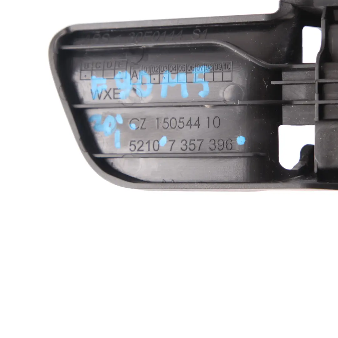 Rail Front Trim Black to Seat Cover BMW G30 G31 Seat with Part number 7357396 Seat Cover BMW G30 G31 Seat Rail Front Trim Black - SKU 7357396 - Part number 7357396