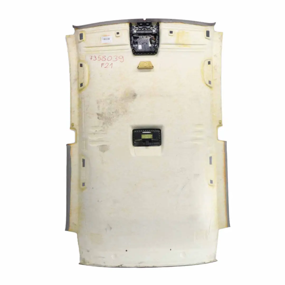 Headlining Moulded Roof Lining Everest Grau Grey to BMW 1 Series F21 F21N LCI with Part number 7358039 BMW 1 Series F21 F21N LCI Headlining Moulded Roof Lining Everest Grau Grey - SKU 7358039 - Part number 7358039