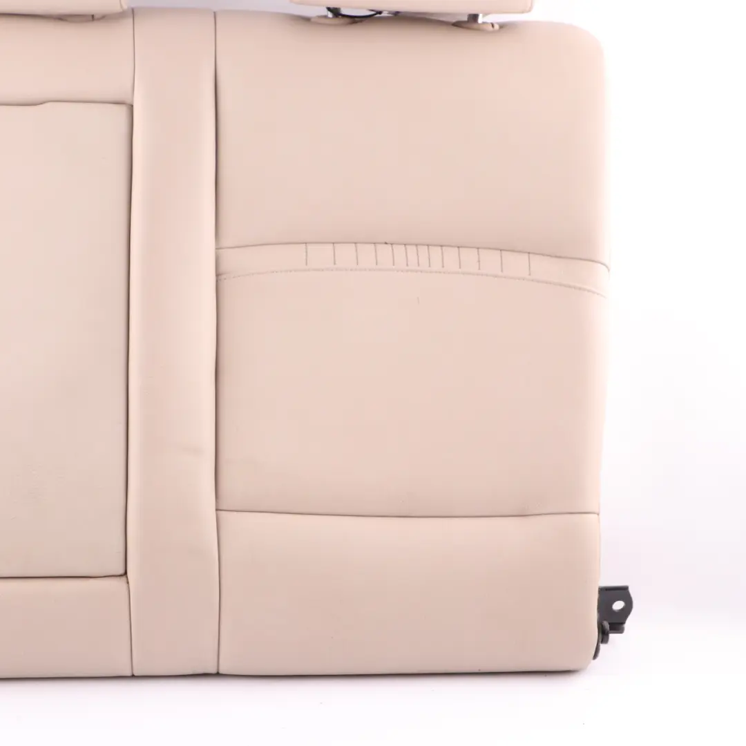 Backrest Left N/S Cover Cup Holder Leather Dakota Oyster to BMW F10 LCI Rear Seat with Part number 7358411 BMW F10 LCI Rear Seat Backrest Left N/S Cover Cup Holder Leather Dakota Oyster - SKU 7358411 - Part number 7358411