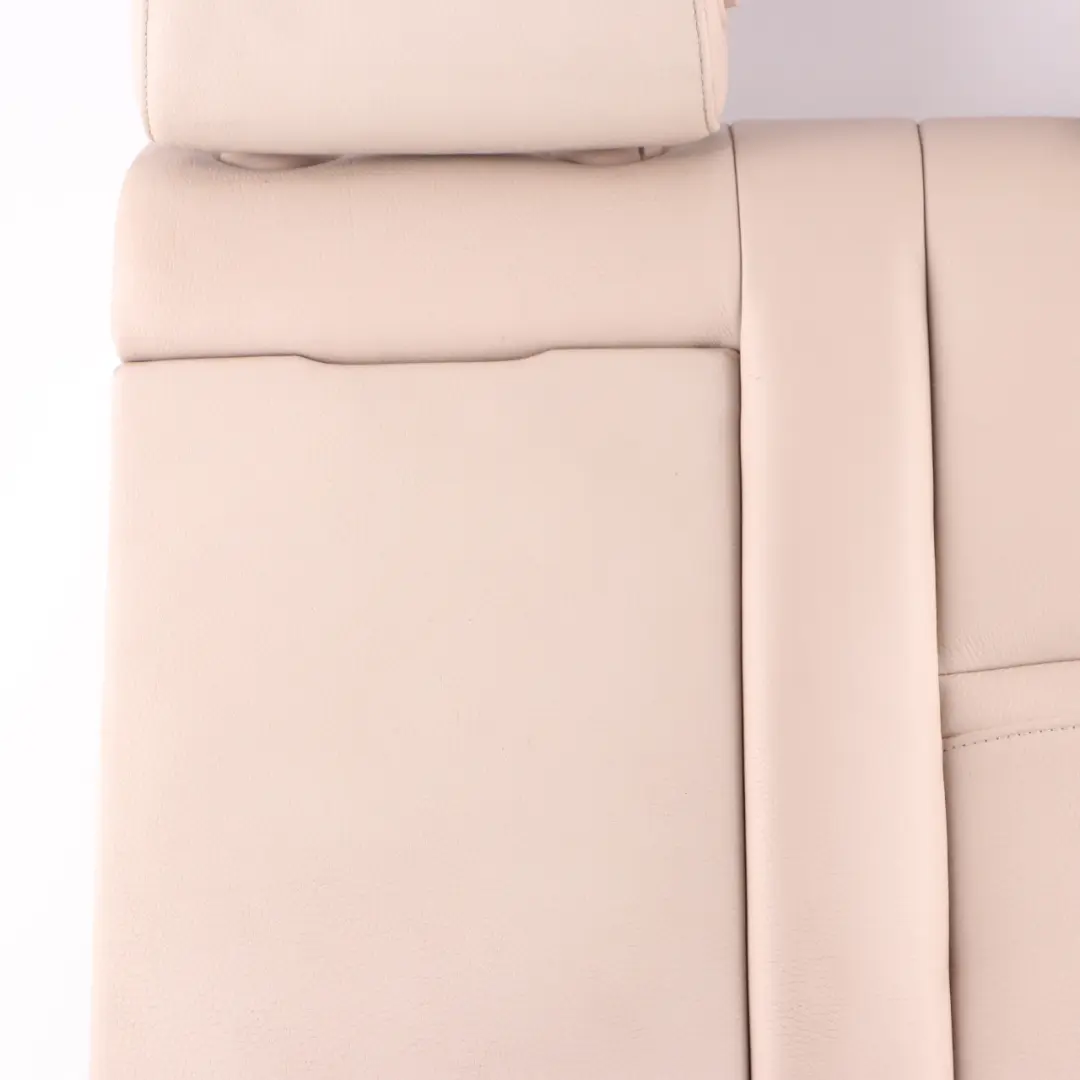 BMW F10 LCI Rear Seat Backrest Left N/S Cover Cup Holder Leather Dakota Oyster - SKU 7358411 - Part number 7358411