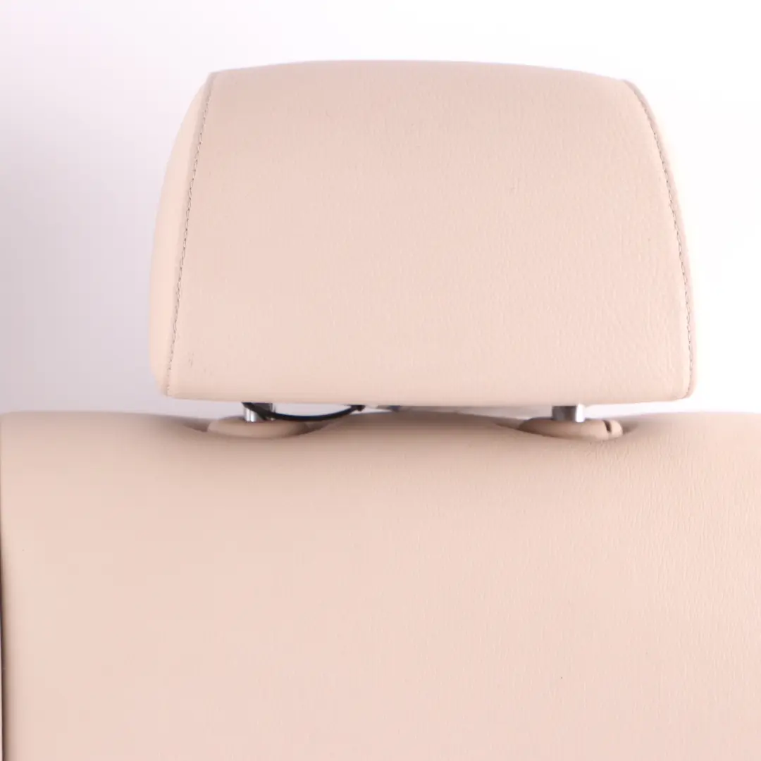 BMW F10 LCI Rear Seat Backrest Left N/S Cover Cup Holder Leather Dakota Oyster - SKU 7358411 - Part number 7358411