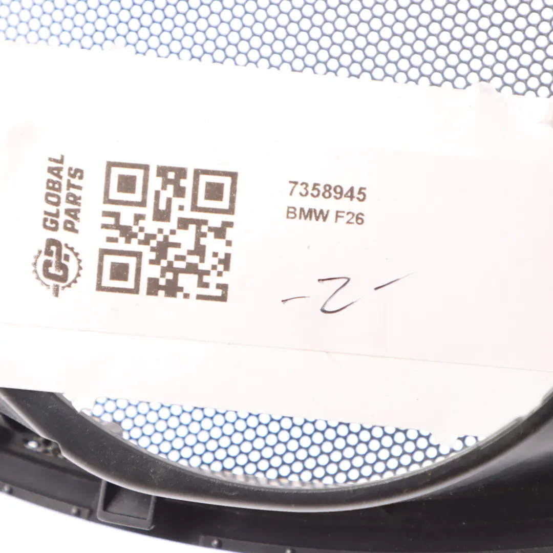 Speaker Cover Trim Rear Left N/S Harman Kardon Black to BMW X4 F26 with Part number 7358945 BMW X4 F26 Speaker Cover Trim Rear Left N/S Harman Kardon Black - SKU 7358945 - Part number 7358945