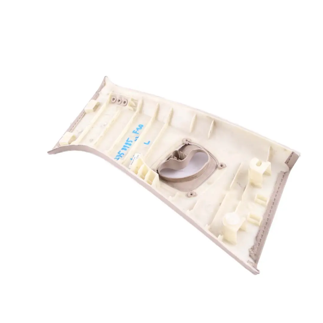 Innen B Säule Obere Abdeckung Links Verkleidung Oyster für BMW F10 F11 mit Teilenummer 7358983 BMW F10 F11 Innen B Säule Obere Abdeckung Links Verkleidung Oyster - SKU 7358983 - Teilenummer 7358983