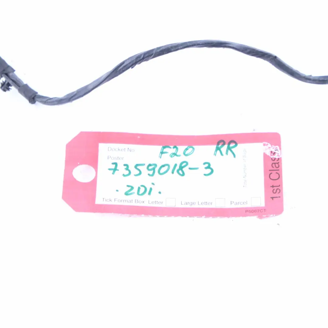 Luz Trasera Panel Lateral Derecho Enchufe Cableado 2141397 para BMW F20 F21 LCI con número de pieza 7359018 BMW F20 F21 LCI Luz Trasera Panel Lateral Derecho Enchufe Cableado 2141397 - SKU 7359018-3 - Número de pieza 7359018