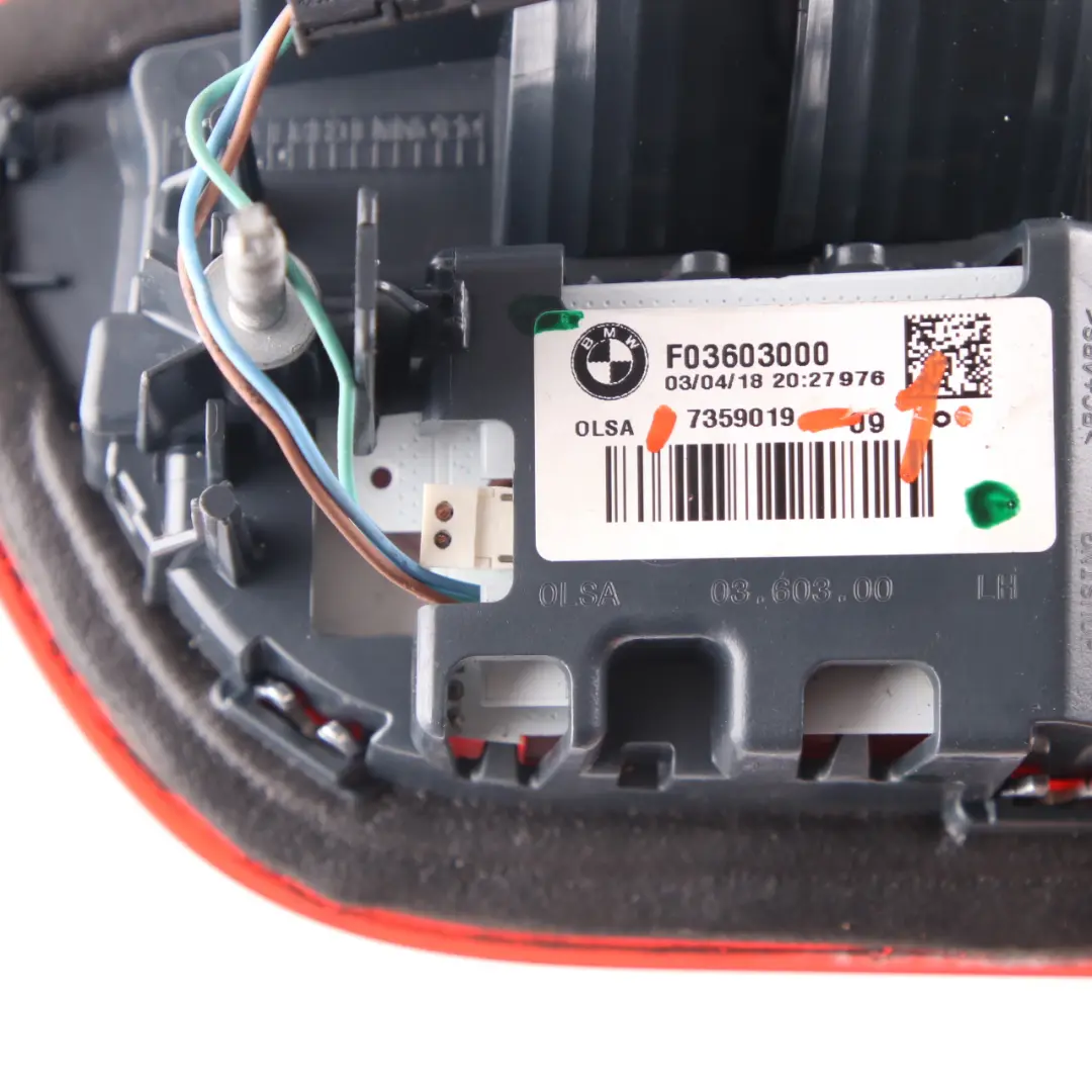 BMW 1F20 F21 LCI 1 Light in Trunk Lid Left N/S Rear Lamp - SKU 7359019-1 - Part number 7359019