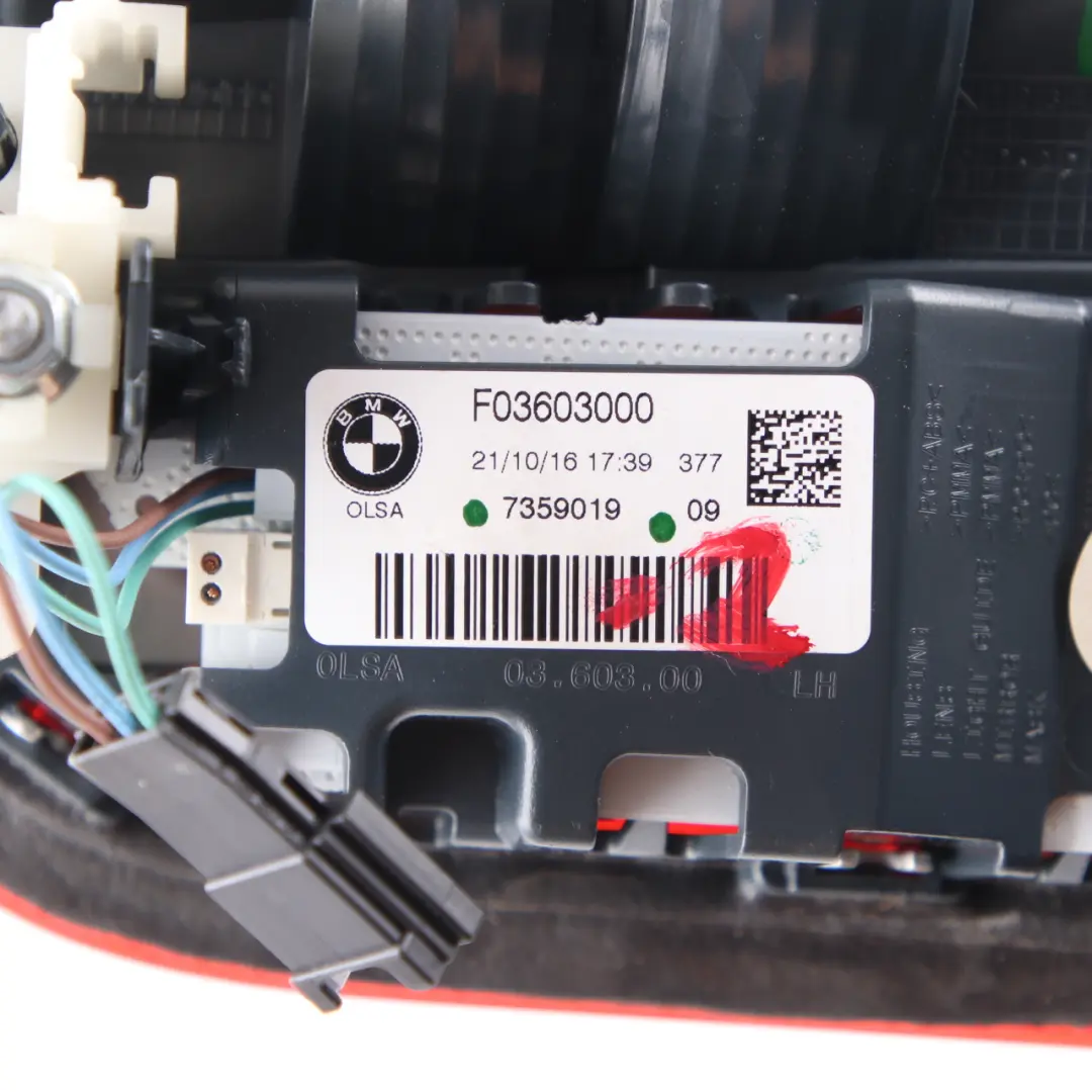 BMW 1 Series F20 F21 LCI Light in Trunk Lid Left N/S Rear Lamp - SKU 7359019-2 - Part number 7359019