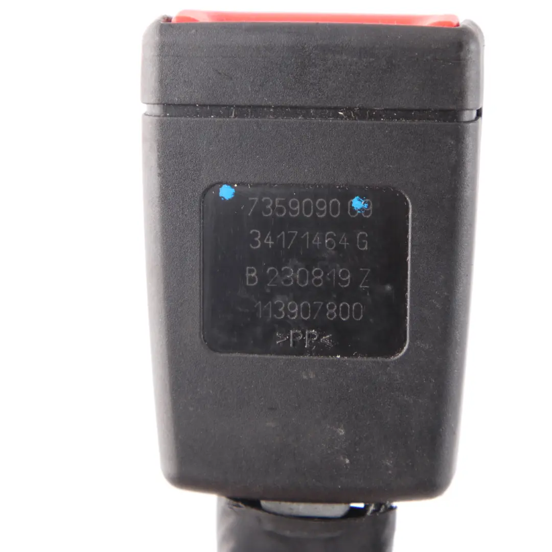 Boucle siège BMW F90 M5 G11 G30 Tendeur courroie inférieure avant gauche pour à propos du numéro de pièce 7359090 Boucle siège BMW F90 M5 G11 G30 Tendeur courroie inférieure avant gauche - SKU 7359090 - Numéro de pièce 7359090