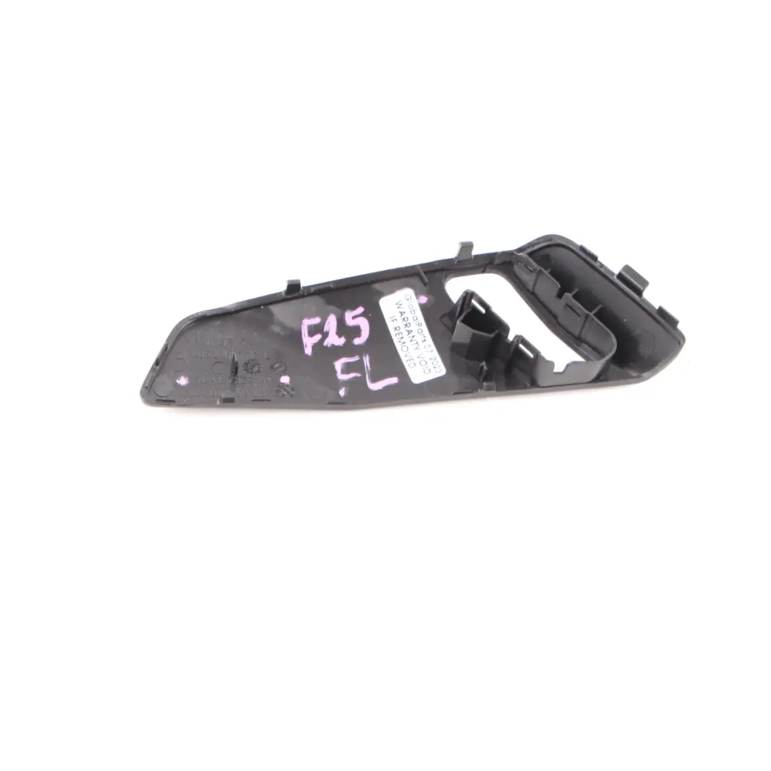 BMW X3 F25 Door Lock Switch Trim Front Left N/S Panel Cover Black - SKU 7359141 - Part number 7359141