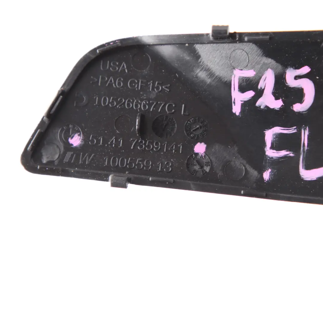 BMW X3 F25 Panneau d'interrupteur verrouillage porte avant gauche Noir - SKU 7359141 - Numéro de pièce 7359141