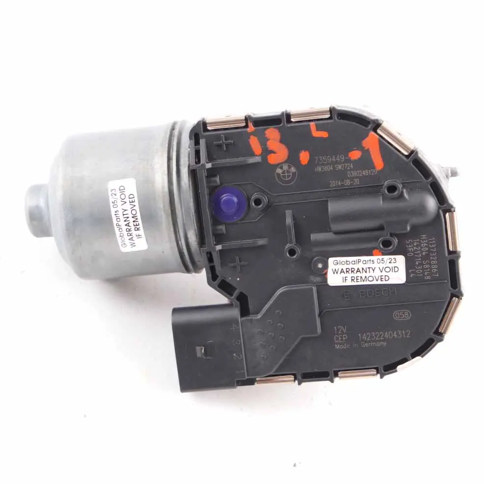 BMW i3 I01 Wiper Motor Front Windscreen Linkage System Left N/S - SKU 7359449-1 - Part number 7359449